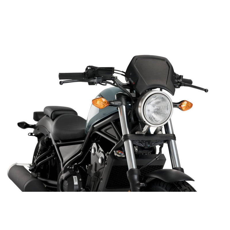 PUIG CARENATURA FRONTALE IN ALLUMINIO HONDA CMX 500 SE REBEL 20-24 NERO
