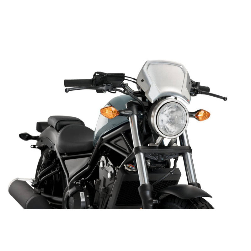 PUIG CARENATURA FRONTALE IN ALLUMINIO HONDA CMX 500 SE REBEL 20-24 SILVER