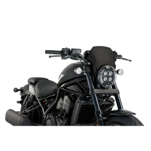 PUIG CARENATURA FRONTALE IN ALLUMINIO HONDA CMX1100 DCT REBEL 21-24 NERO