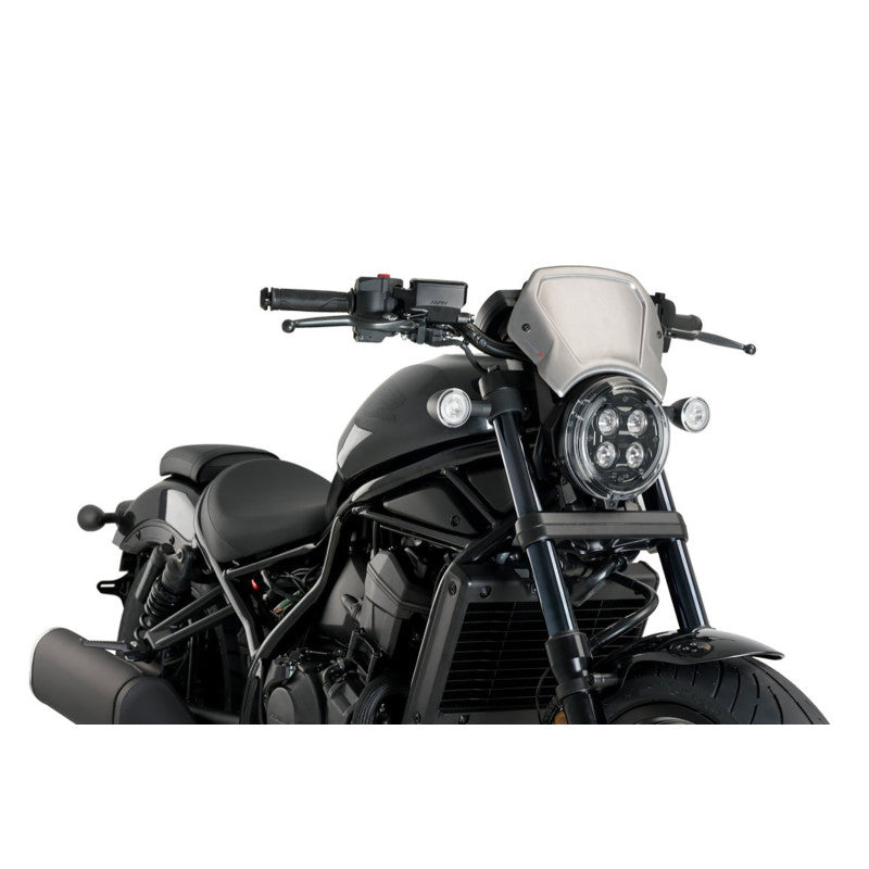 PUIG CARENATURA FRONTALE IN ALLUMINIO HONDA CMX1100 DCT REBEL 21-24 SILVER