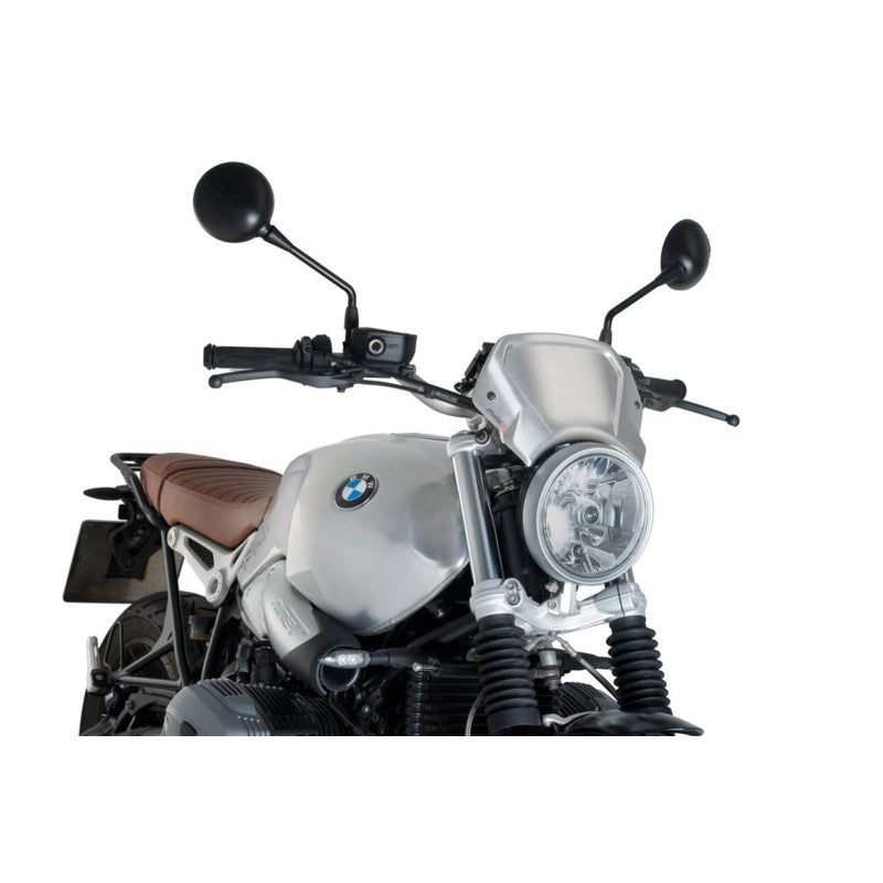 PUIG CARENATURA FRONTALE IN ALLUMINIO PER BMW R NINE T PURE 21-24 SILVER