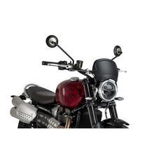 PUIG CARENATURA FRONTALE TRIUMPH SCRAMBLER 1200 X 24-25 NERO OPACO