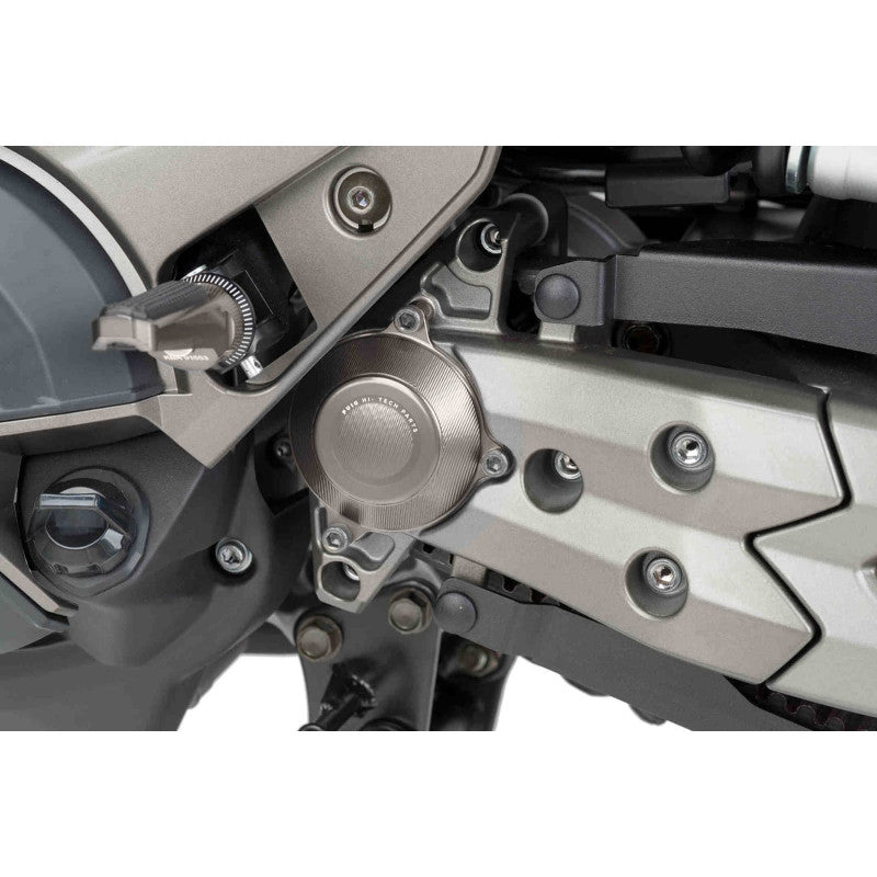 PUIG COPRI-PERNO FORCELLONE KYMCO AK550 17-23 SILVER