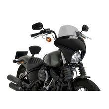 PUIG CUPOLINO BATWING SML TOURING PER HARLEY D. SOFTAIL STREET BOB FXBB 18-25 FUME CHIARO