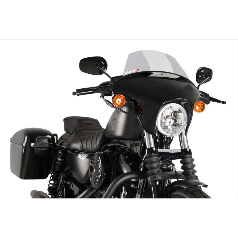 PUIG CUPOLINO BATWING SML TOURING PER HARLEY D. SPORTSTER XL883N IRON 13-20 FUME CHIARO