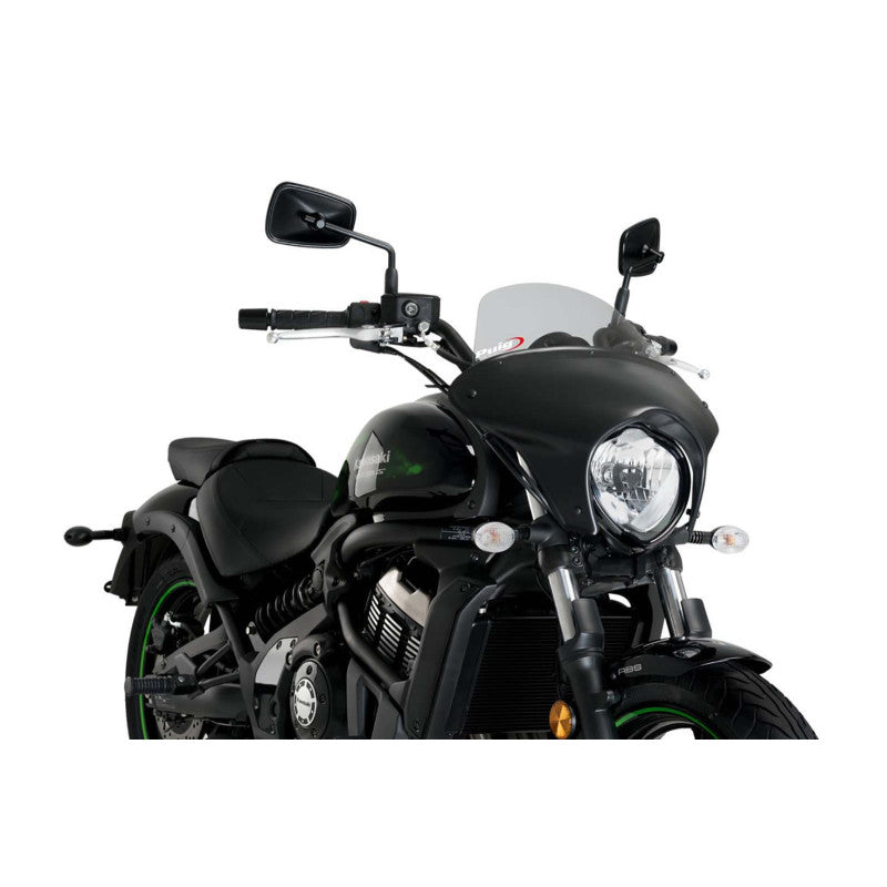 PUIG CUPOLINO BATWING SML TOURING PER KAWASAKI VULCAN S 15-16 FUME CHIARO