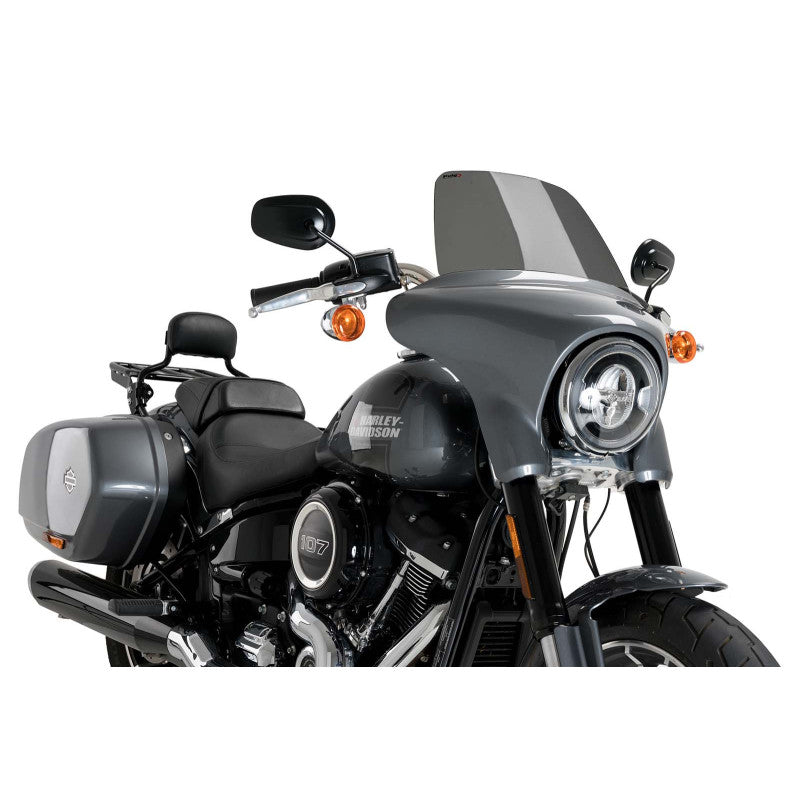 PUIG CUPOLINO HIGH-ROAD TOURING PER HARLEY D. SOFTAIL SPORT GLIDE FLSB 18-24 FUME SCURO