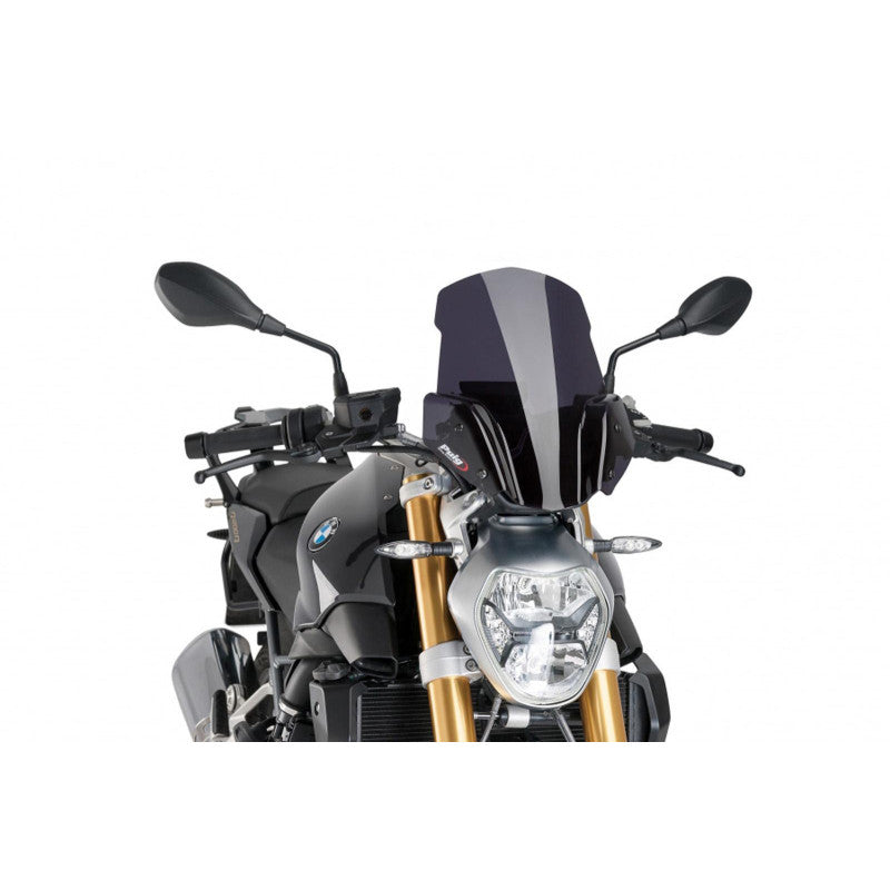 PUIG CUPOLINO NAKED N.G. SPORT-NO SUPP.ORIG. PER BMW R1200 R 17-18 FUME SCURO