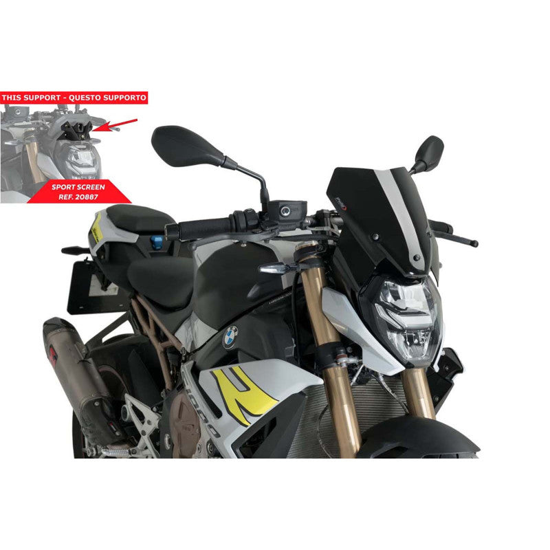 PUIG CUPOLINO NAKED N.G. SPORT-OEM SUPP. PER BMW M1000 R 23-24 NERO