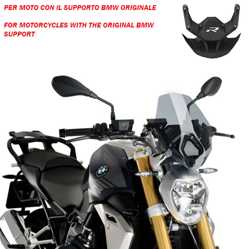 PUIG CUPOLINO NAKED N.G. SPORT-OEM SUPP. PER BMW R1250 R 18-20 FUME CHIARO