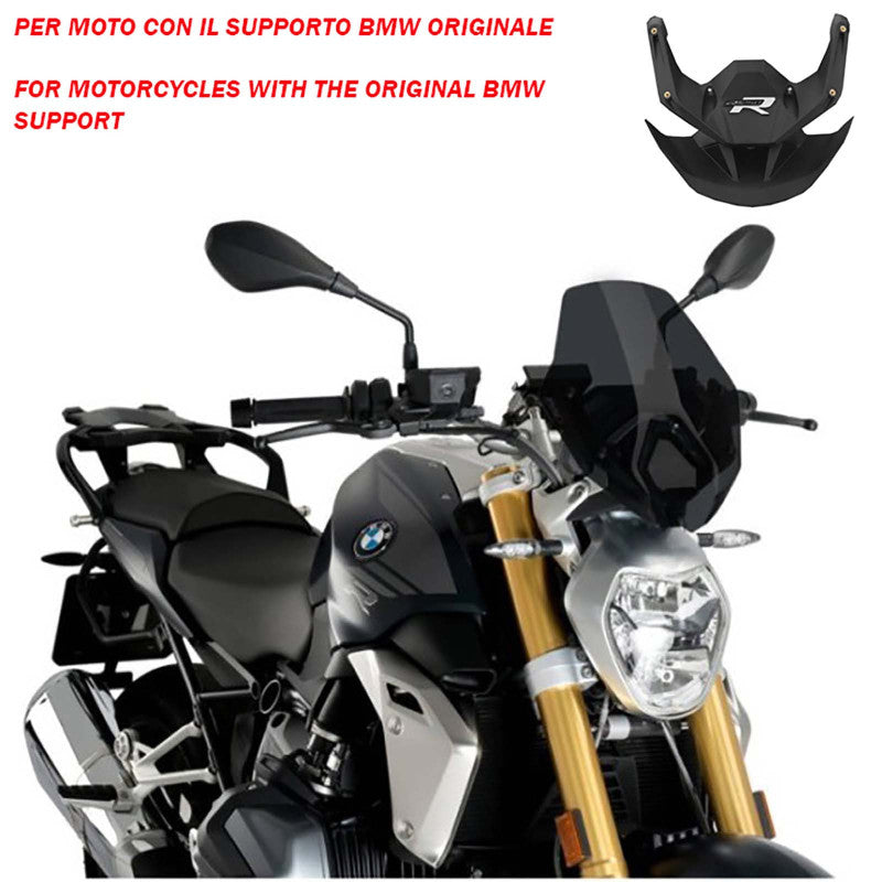 PUIG CUPOLINO NAKED N.G. SPORT-OEM SUPP. PER BMW R1250 R 18-20 FUME SCURO