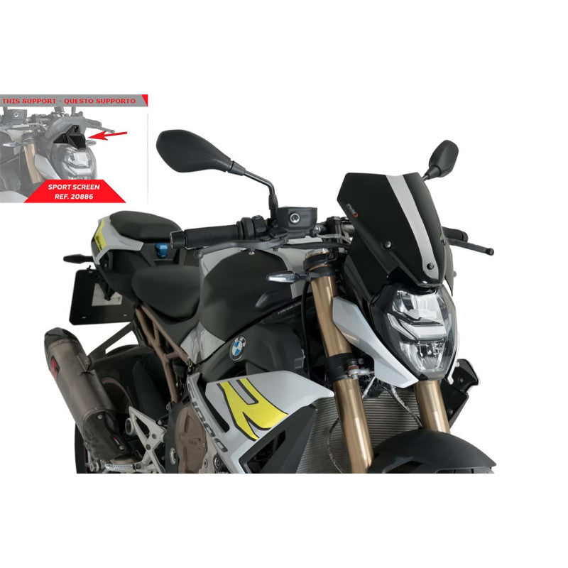PUIG CUPOLINO NAKED N.G. SPORT PER BMW M1000 R 23-24 NERO