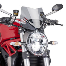 PUIG CUPOLINO NAKED N.G. SPORT PER DUCATI MONSTER 797 PLUS 17-20 FUME CHIARO