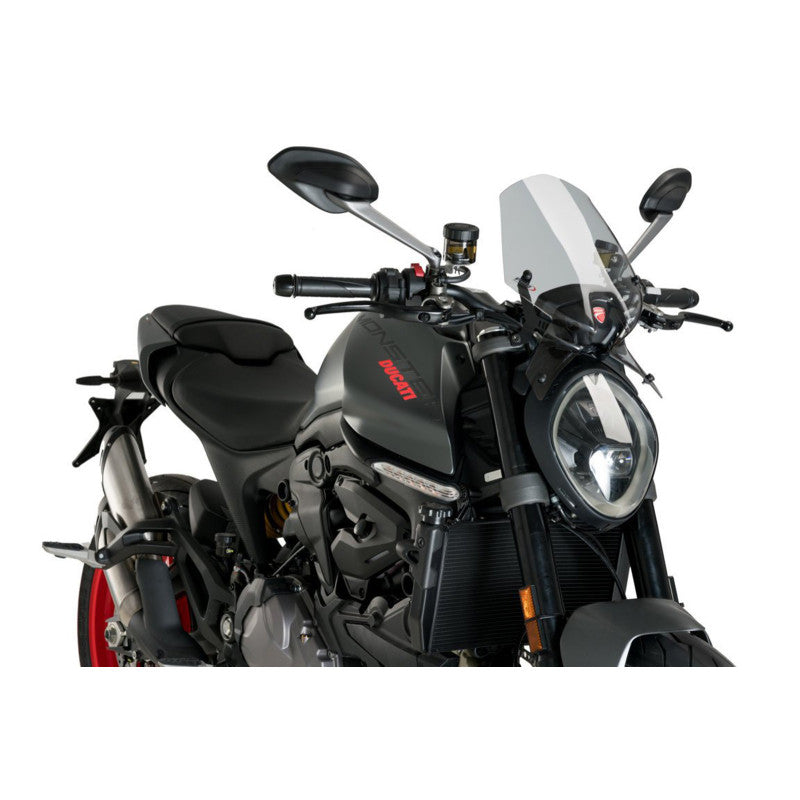 PUIG CUPOLINO NAKED N.G. SPORT PER DUCATI MONSTER 937 21-23 FUME CHIARO
