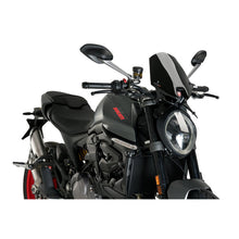 PUIG CUPOLINO NAKED N.G. SPORT PER DUCATI MONSTER 937 SP 23-25 NERO