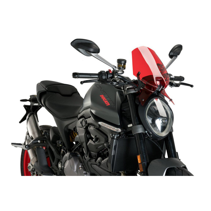 PUIG CUPOLINO NAKED N.G. SPORT PER DUCATI MONSTER 937 SP 23-25 ROSSO
