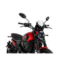 PUIG CUPOLINO NAKED N.G. SPORT PER DUCATI SCRAMBLER FULL THROTTLE 2025 TRASPARENTE