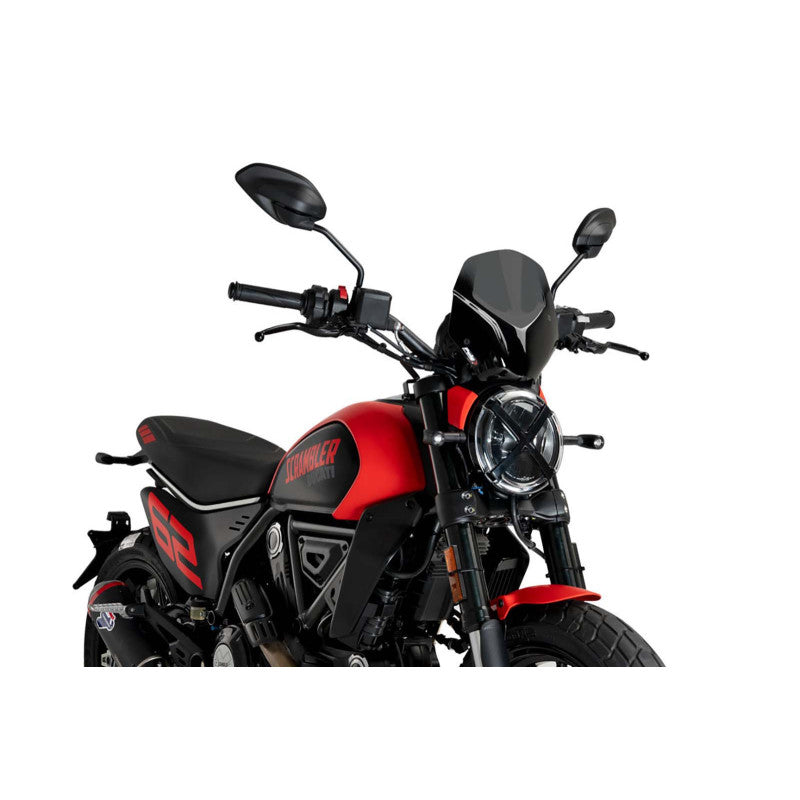 PUIG CUPOLINO NAKED N.G. SPORT PER DUCATI SCRAMBLER NIGHTSHIFT 23-25 FUME SCURO