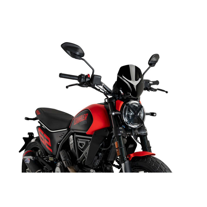 PUIG CUPOLINO NAKED N.G. SPORT PER DUCATI SCRAMBLER NIGHTSHIFT 23-25 NERO