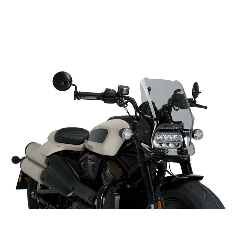 PUIG CUPOLINO NAKED N.G. SPORT PER HARLEY D. SPORTSTER S RH1250S 21-24 FUME CHIARO