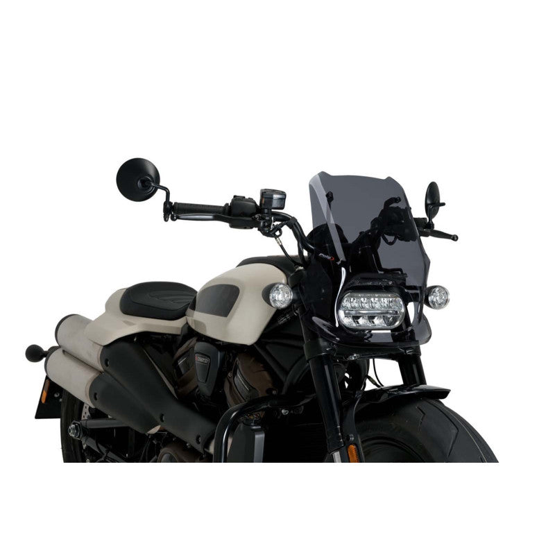 PUIG CUPOLINO NAKED N.G. SPORT PER HARLEY D. SPORTSTER S RH1250S 21-24 FUME SCURO