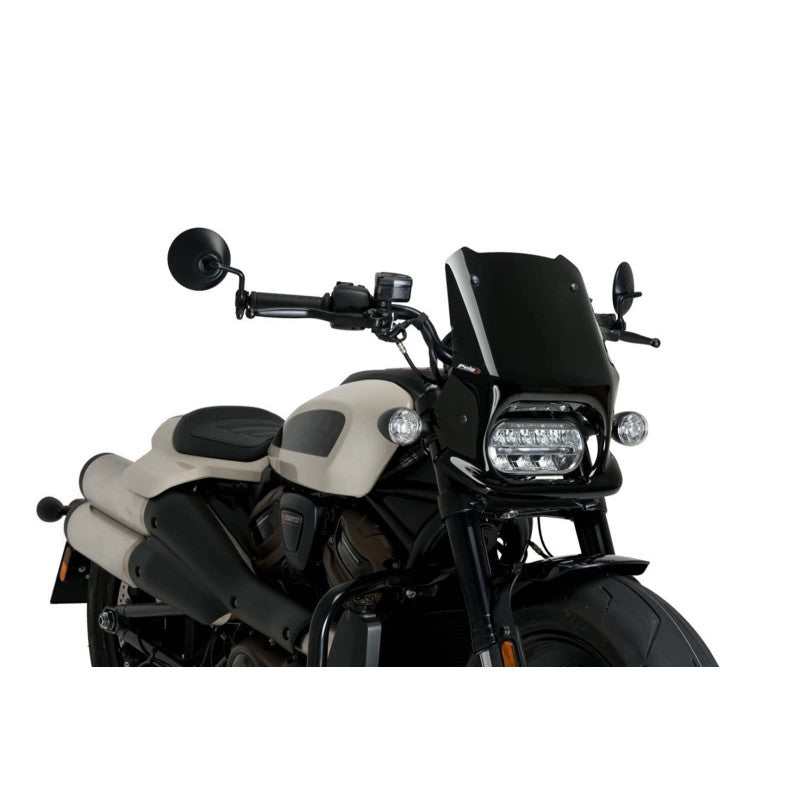 PUIG CUPOLINO NAKED N.G. SPORT PER HARLEY D. SPORTSTER S RH1250S 21-24 NERO
