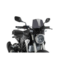 PUIG CUPOLINO NAKED N.G. SPORT PER HONDA CB125R NEO SPORTS CAFE 18-20 FUME SCURO