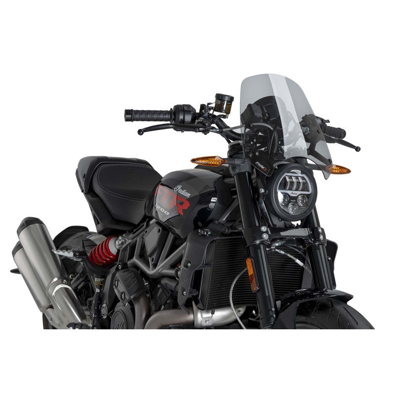 PUIG CUPOLINO NAKED N.G. SPORT PER INDIAN FTR1200 19-22 FUME CHIARO