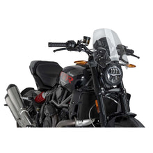 PUIG CUPOLINO NAKED N.G. SPORT PER INDIAN FTR1200 R CARBON 23-25 TRASPARENTE