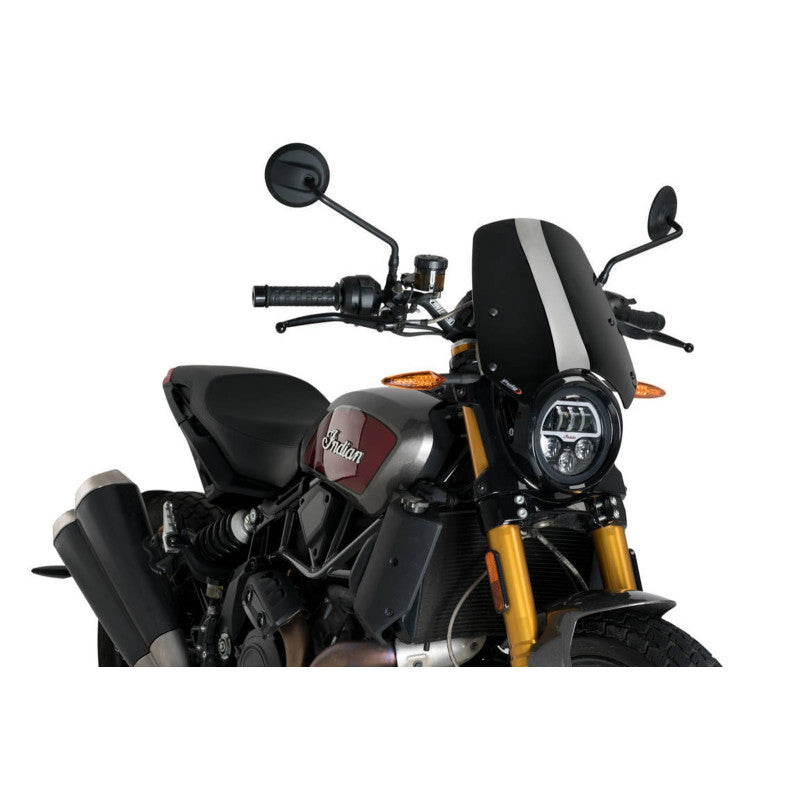 PUIG CUPOLINO NAKED N.G. SPORT PER INDIAN FTR1200 RALLY 19-22 NERO