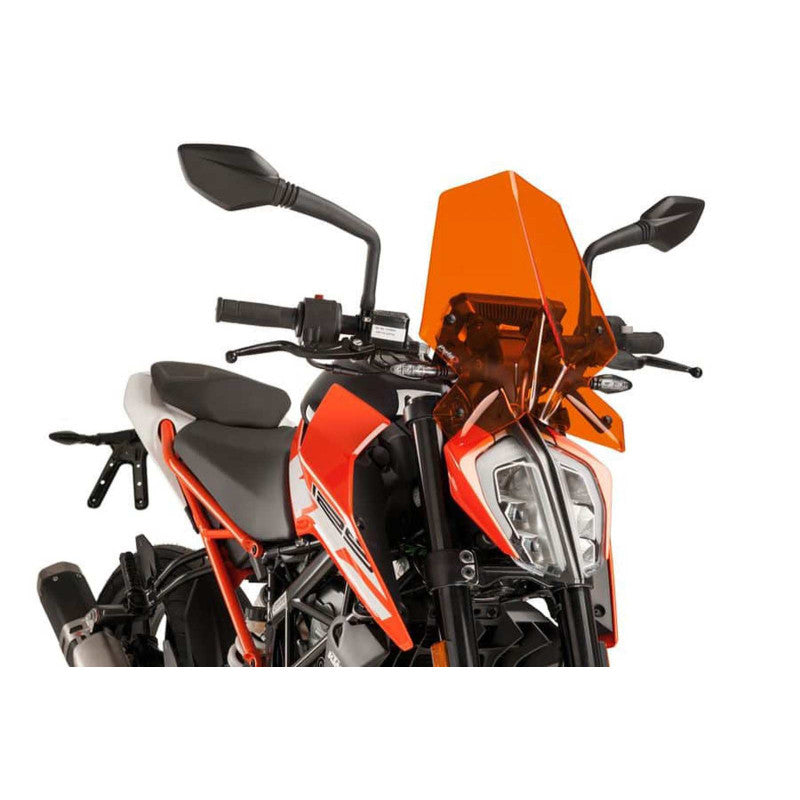 PUIG CUPOLINO NAKED N.G. SPORT PER KTM 125 DUKE 21-23 ARANCIONE