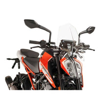 PUIG CUPOLINO NAKED N.G. SPORT PER KTM 125 DUKE 21-23 TRASPARENTE