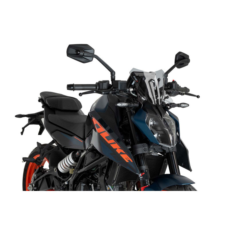 PUIG CUPOLINO NAKED N.G. SPORT PER KTM 125 DUKE 24-25 FUME CHIARO