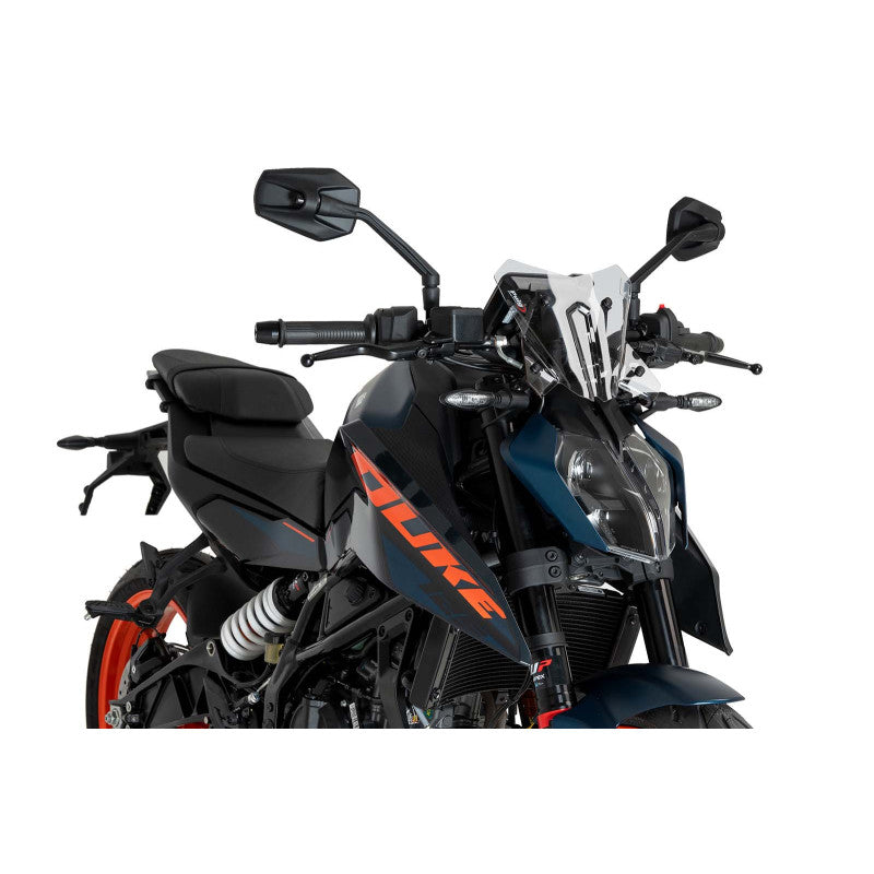 PUIG CUPOLINO NAKED N.G. SPORT PER KTM 125 DUKE 24-25 TRASPARENTE