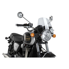 PUIG CUPOLINO NAKED N.G. SPORT PER TRIUMPH BONNEVILLE T100 02-16 TRASPARENTE
