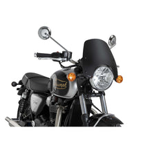 PUIG CUPOLINO NAKED N.G. SPORT PER TRIUMPH BONNEVILLE T120 16-25 NERO OPACO