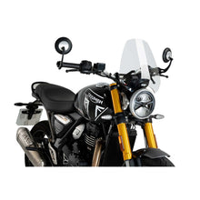 PUIG CUPOLINO NAKED N.G. SPORT PER TRIUMPH SCRAMBLER 400X 24-25 TRASPARENTE