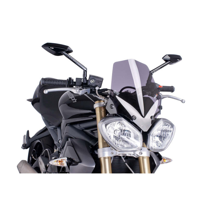 PUIG CUPOLINO NAKED N.G. SPORT PER TRIUMPH SPEED TRIPLE R 12-15 FUME CHIARO