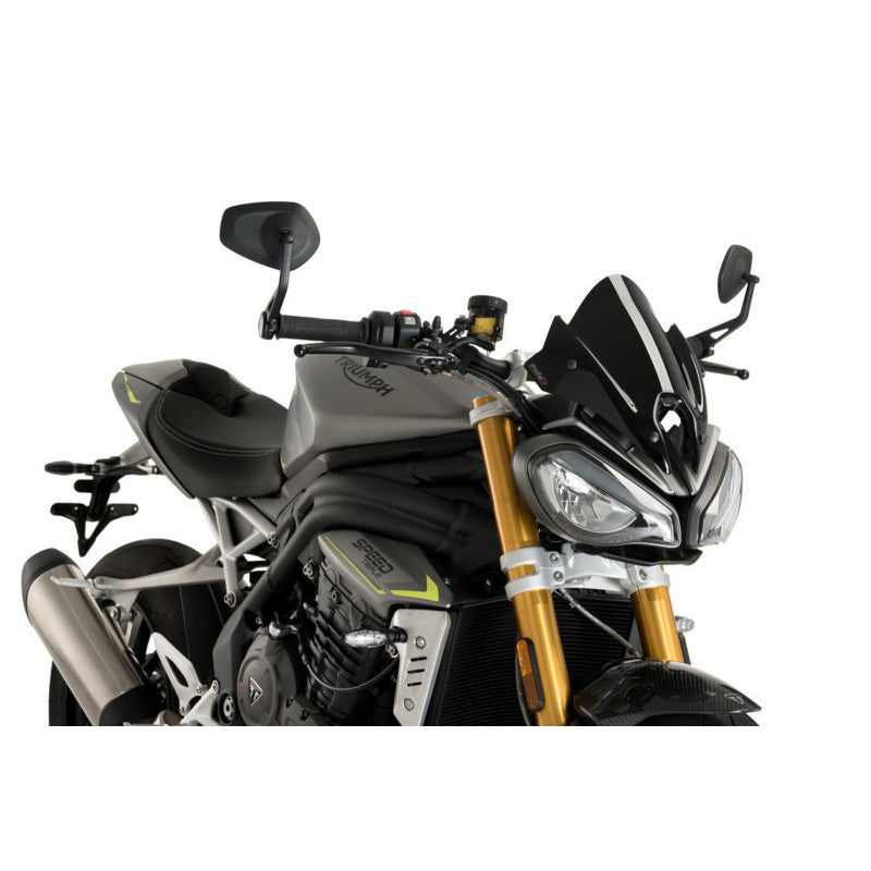 PUIG CUPOLINO NAKED N.G. SPORT PER TRIUMPH SPEED TRIPLE RS 21-25 NERO