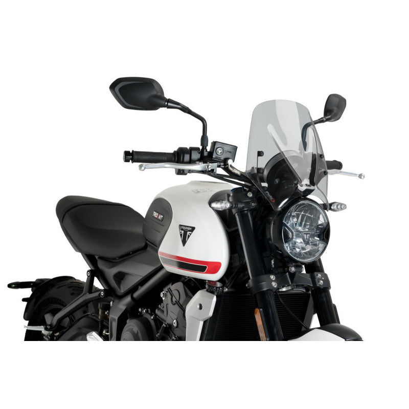 PUIG CUPOLINO NAKED N.G. SPORT PER TRIUMPH TRIDENT 660 2025 FUME CHIARO
