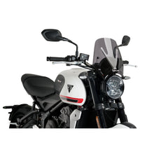 PUIG CUPOLINO NAKED N.G. SPORT PER TRIUMPH TRIDENT 660 2025 FUME SCURO