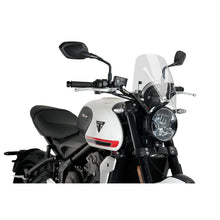 PUIG CUPOLINO NAKED N.G. SPORT PER TRIUMPH TRIDENT 660 2025 TRASPARENTE