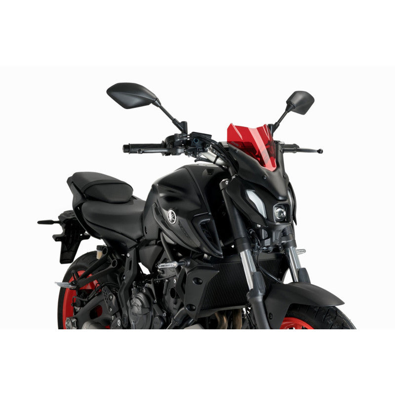 PUIG CUPOLINO NAKED N.G. SPORT PER YAMAHA MT-07 PURE 23-24 ROSSO