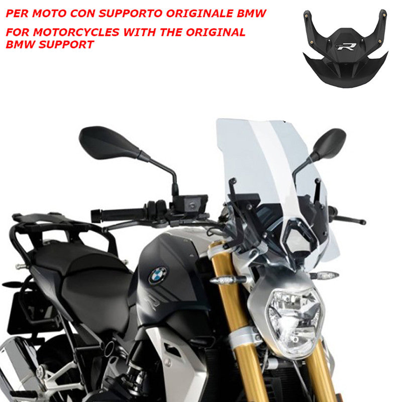 PUIG CUPOLINO NAKED N.G. TOURING-OEM SUPP. PER BMW R1250 R 18-20 TRASPARENTE