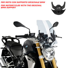 PUIG CUPOLINO NAKED N.G. TOURING-OEM SUPP. PER BMW R1250 R 18-20 TRASPARENTE