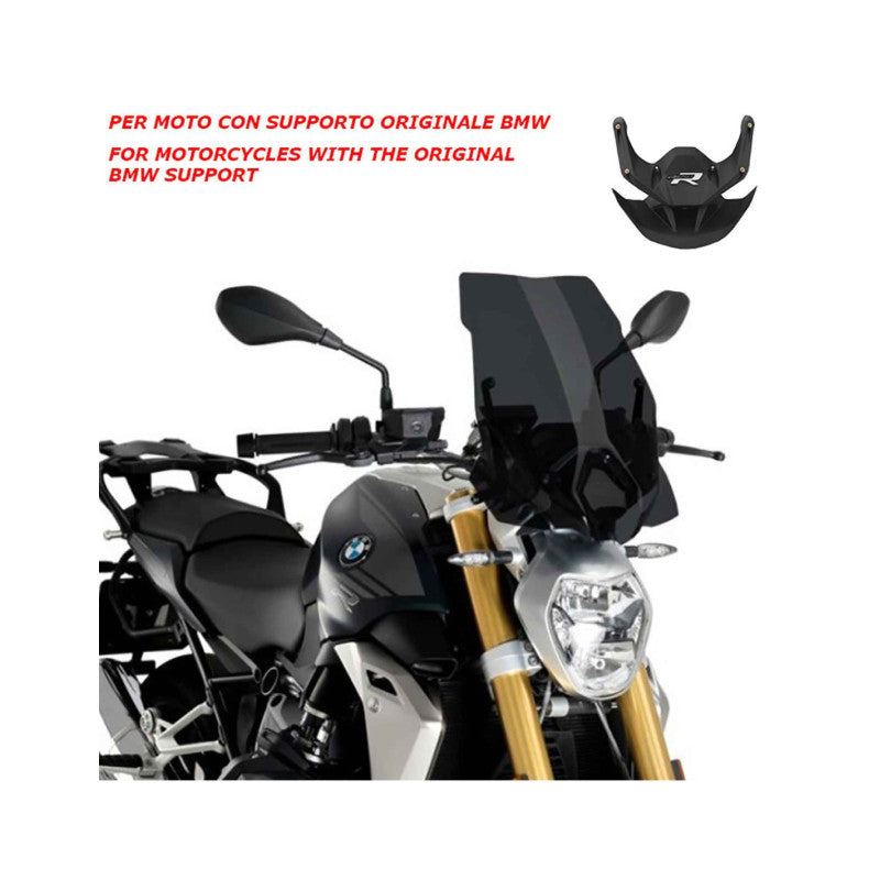PUIG CUPOLINO NAKED N.G. TOURING-OEM SUPP. PER BMW R1250 R 21-22 FUME SCURO