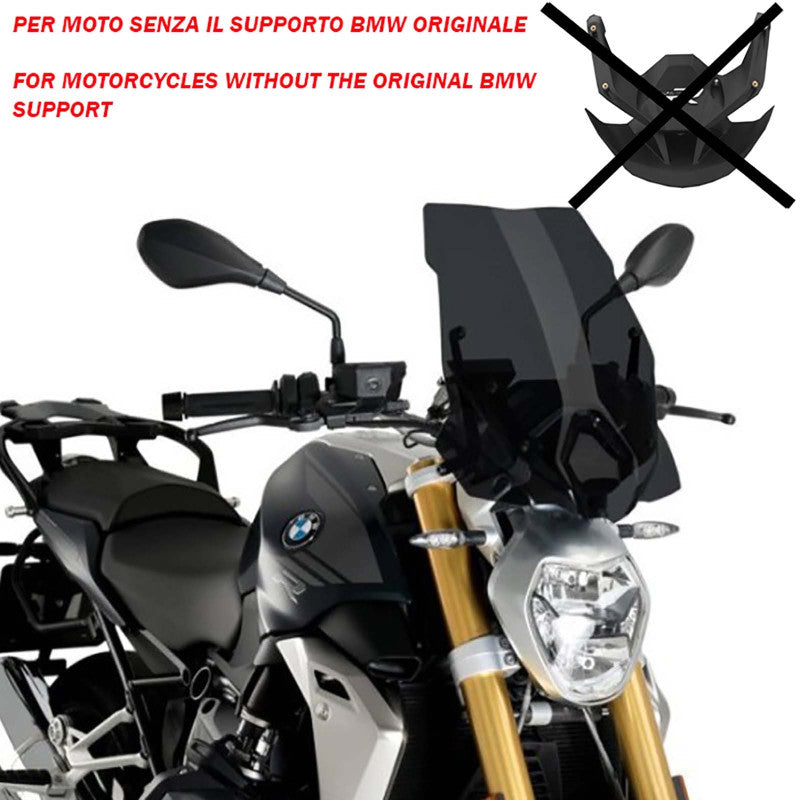 PUIG CUPOLINO NAKED N.G. TOURING PER BMW R1250 R 18-20 FUME SCURO