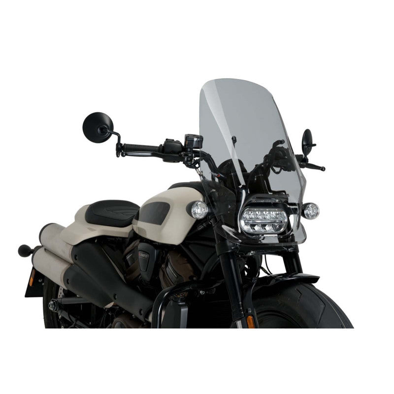 PUIG CUPOLINO NAKED N.G. TOURING PER HARLEY D. SPORTSTER S RH1250S 21-24 FUME CHIARO