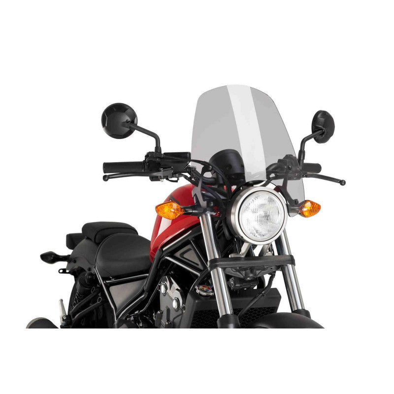 PUIG CUPOLINO NAKED N.G. TOURING PER HONDA CMX500 REBEL 2025 FUME CHIARO