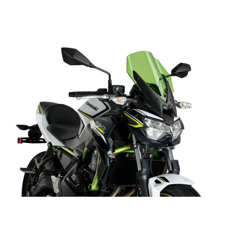PUIG CUPOLINO NAKED N.G. TOURING PER KAWASAKI Z650 2025 VERDE